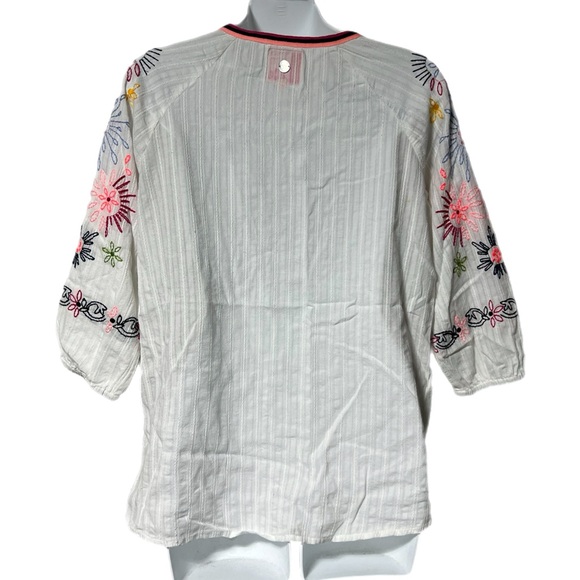 Lieblingsstuck Love Boho Hippie Embroidered White Cotton Blouse Shirt Top S 36 - Picture 3 of 10